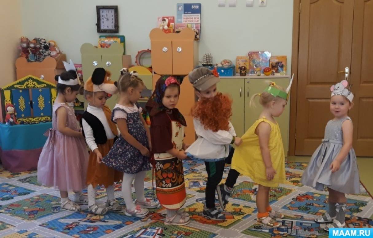 Инсценировка сказки Репка в детском саду видео. Игра инсценировка младшая группа