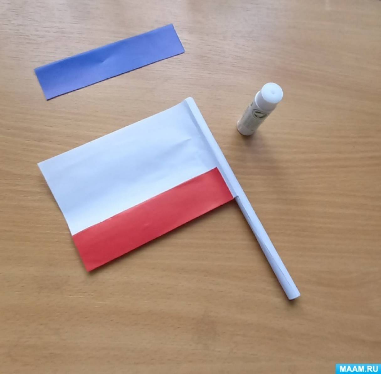 Смотреть фотографию №10 Фото №10 Вот у нас получилась основа нашего флага