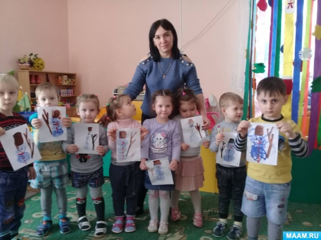 Конспект занятия по рисованию во второй младшей группе на тему ...