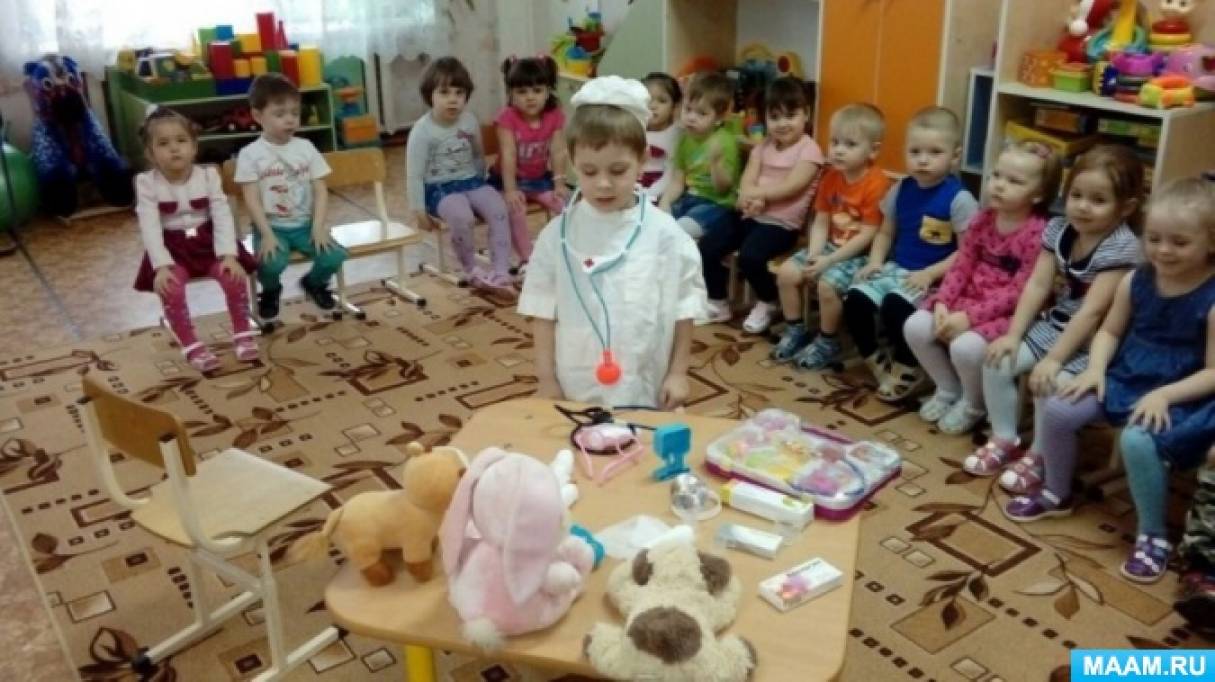 Конспект занятия «Ой, беда! Кукла бедная больна!» для детей 2–3 лет Фото Конспект занятия «Ой, беда! Кукла бедная больна!» для детей 2–3 лет