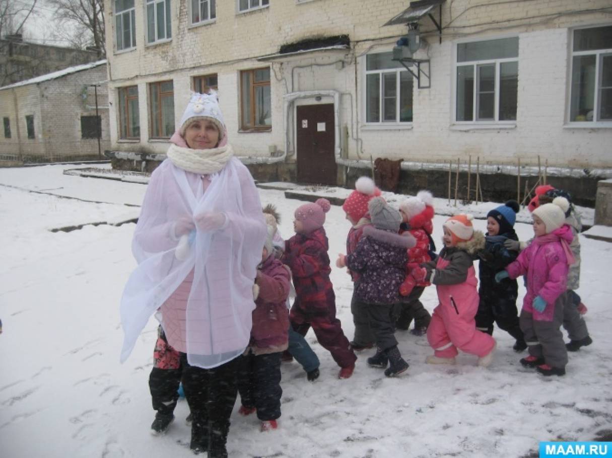 сценарий зимнего развлечения в средней группе