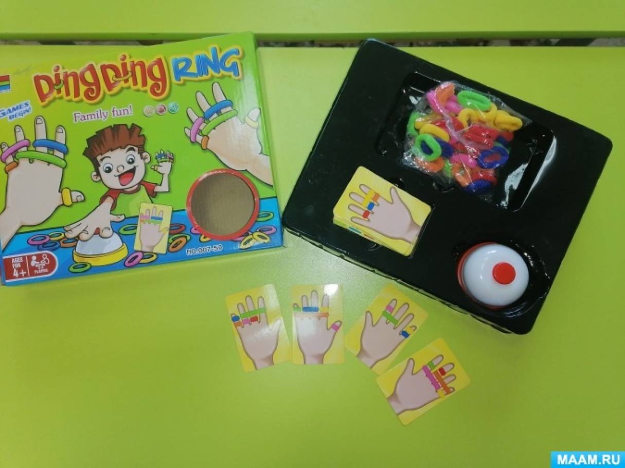 Игра «Умные резиночки» для детей старше 3 лет