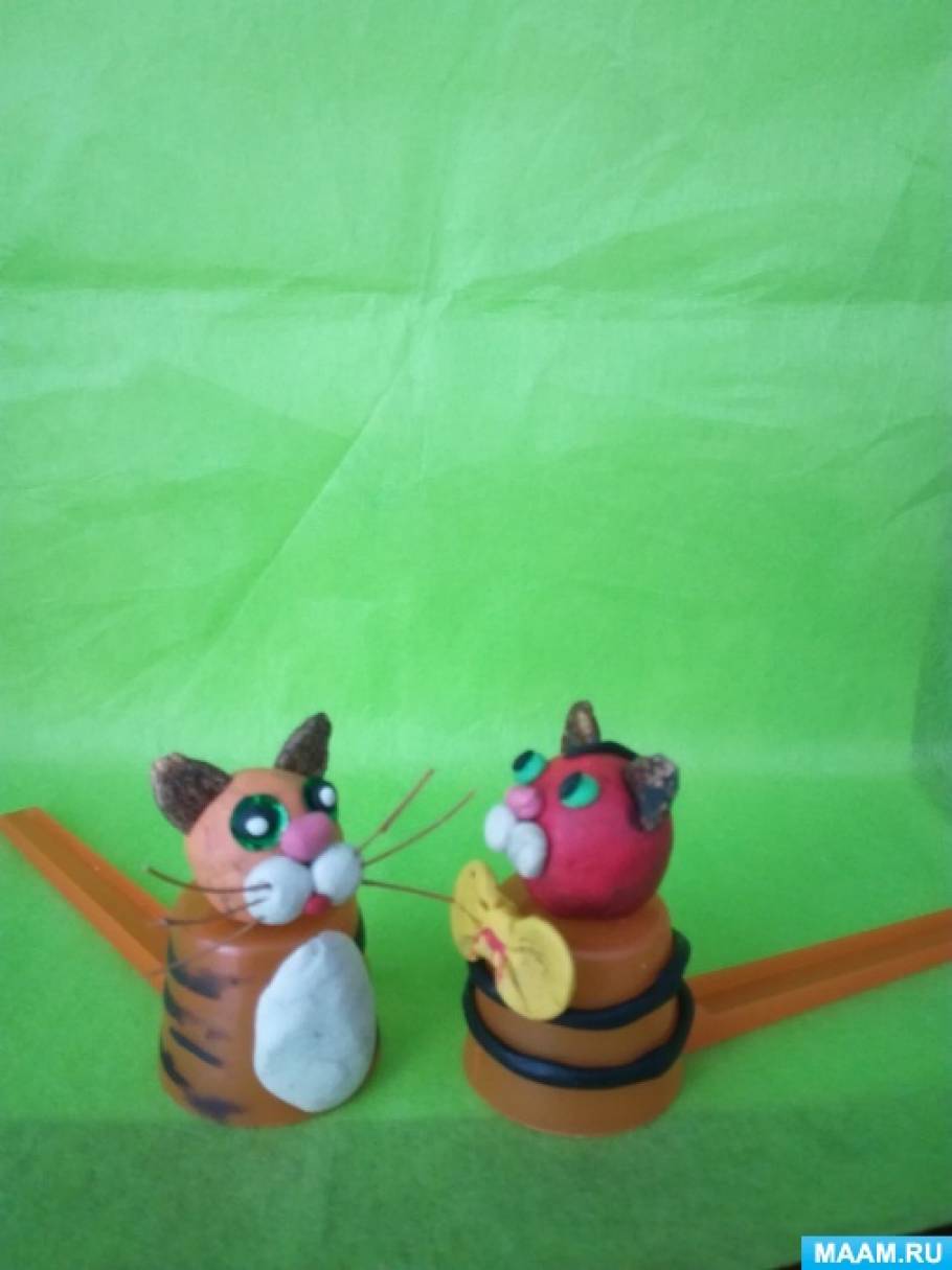 Тигр из природного материала. Тигр из природного материала