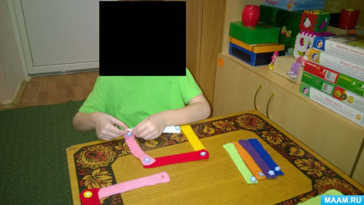 Применение вязаного конструктора в развитии сенсорного восприятия и активизации познавательной сферы дошкольников