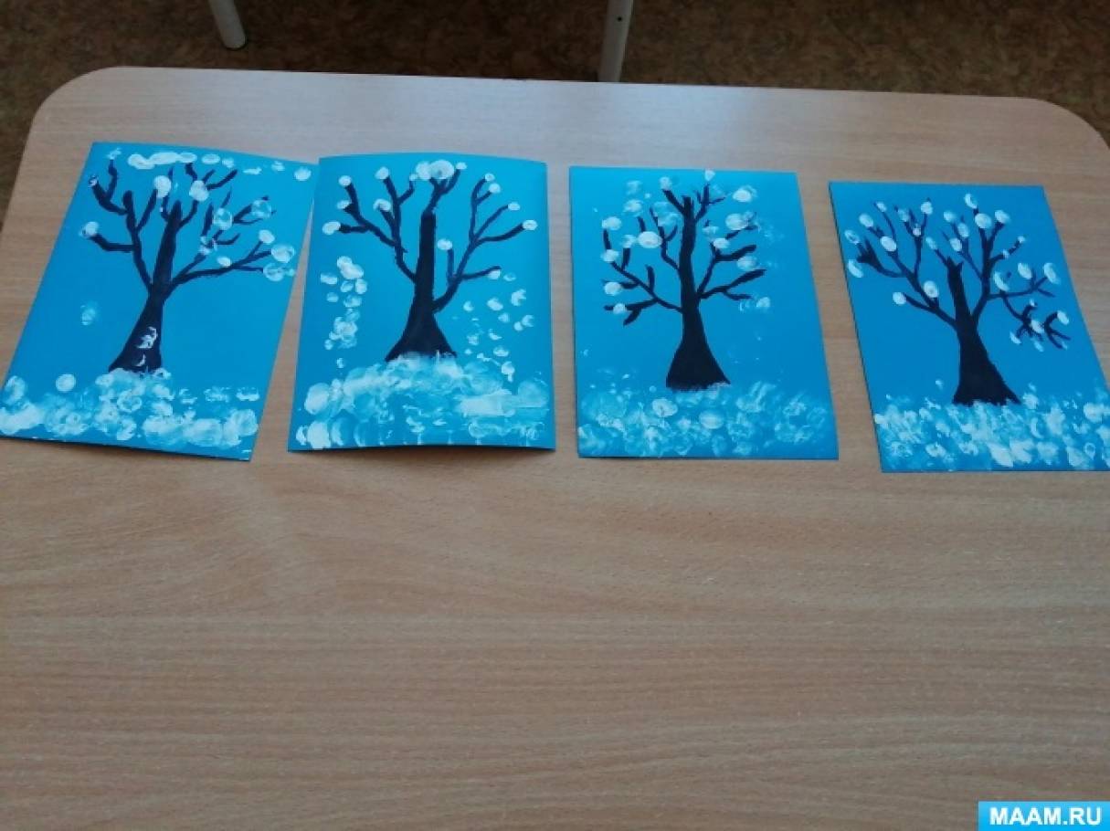 Деревья в снегу вторая младшая группа. Рисование«деревья в снегу» (т.с. Комарова. Занятие 58). Рисование зимнее дерево младшая группа. Рисование деревья зимой в средней группе. Рисование дерева в младшей группе.