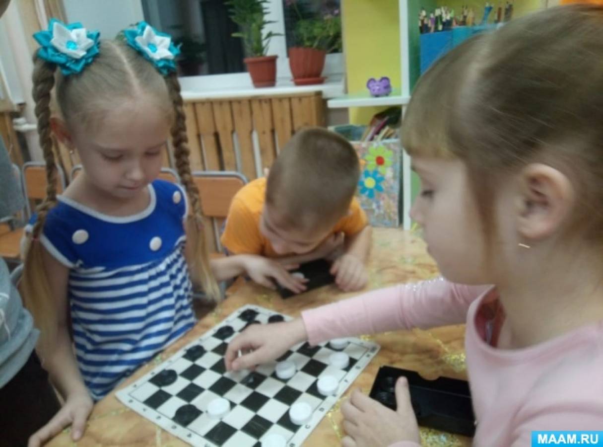 Роль шашек в развитии ребенка