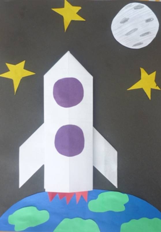 День космонавтики для детей подготовительной группы. Аппликация «ракеты и кометы» (и.а. Лыкова стр.128). Аппликация ко Дню космонавтики. Аппликации на тему космос для детей. День космонавтики аппликации для детей.