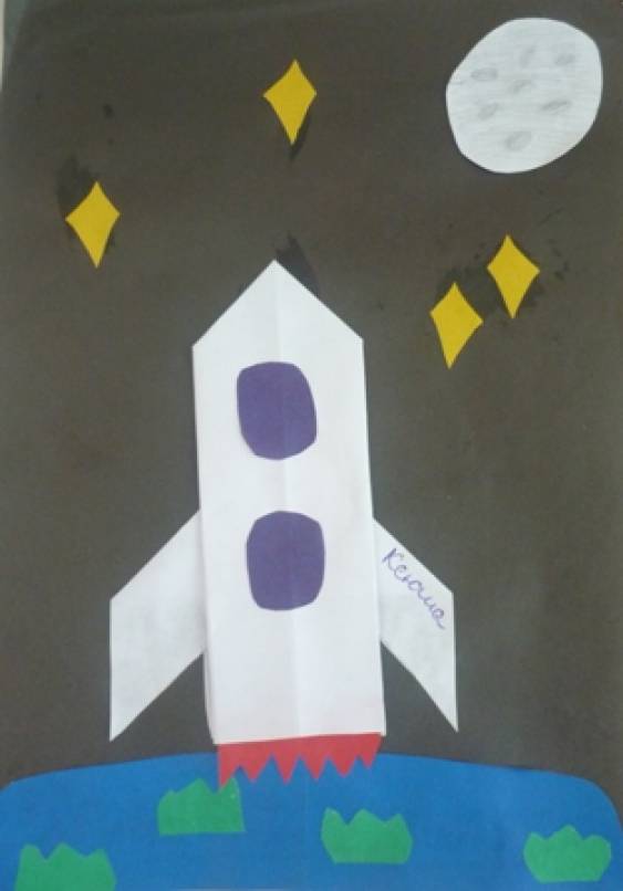 Конструирование в подготовительной группе на тему космос. Ракета из модулей в детском саду. Оригами космос из бумаги для детей