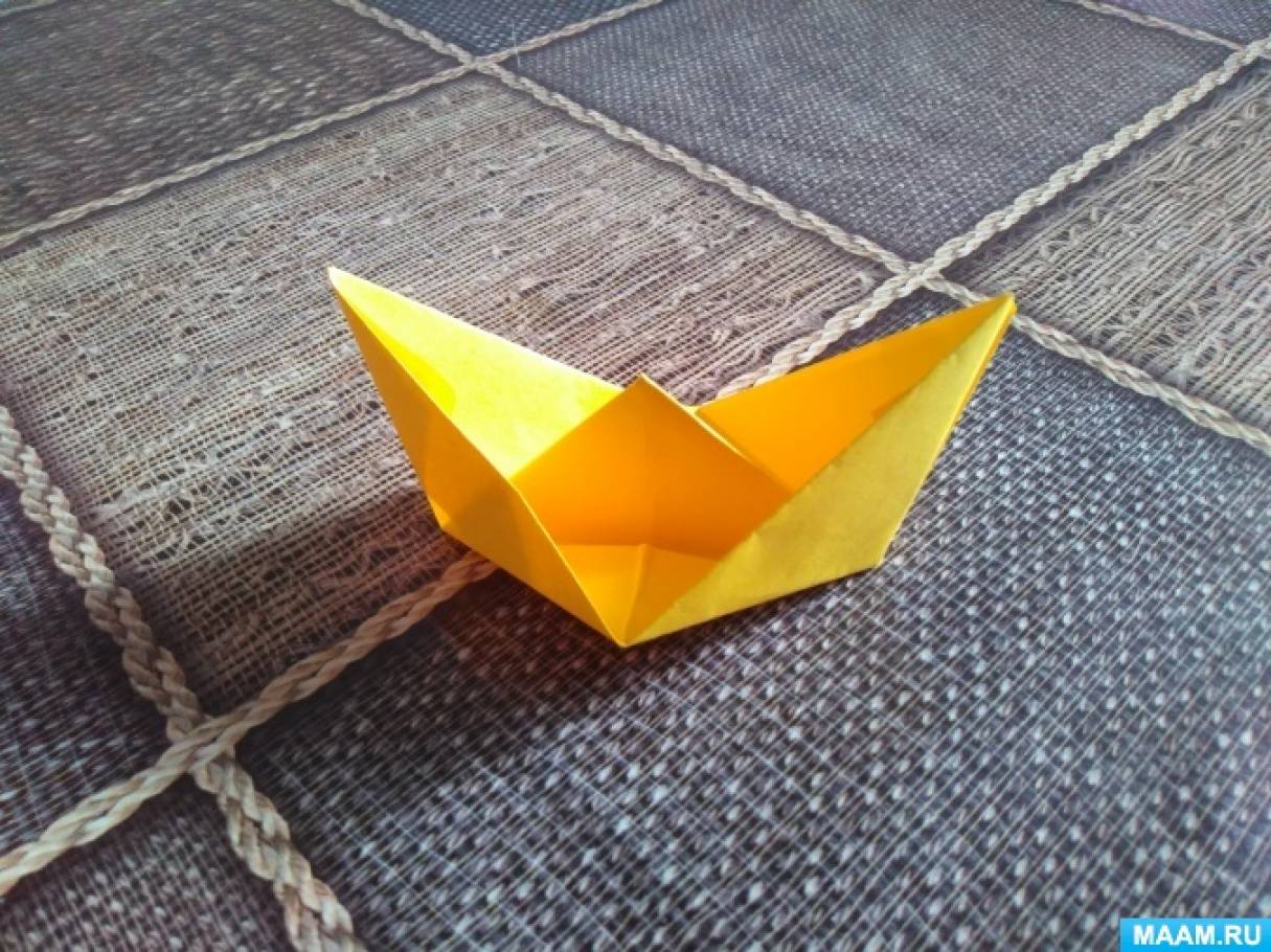 Делаем кораблик-оригами из бумаги: мастер-классы