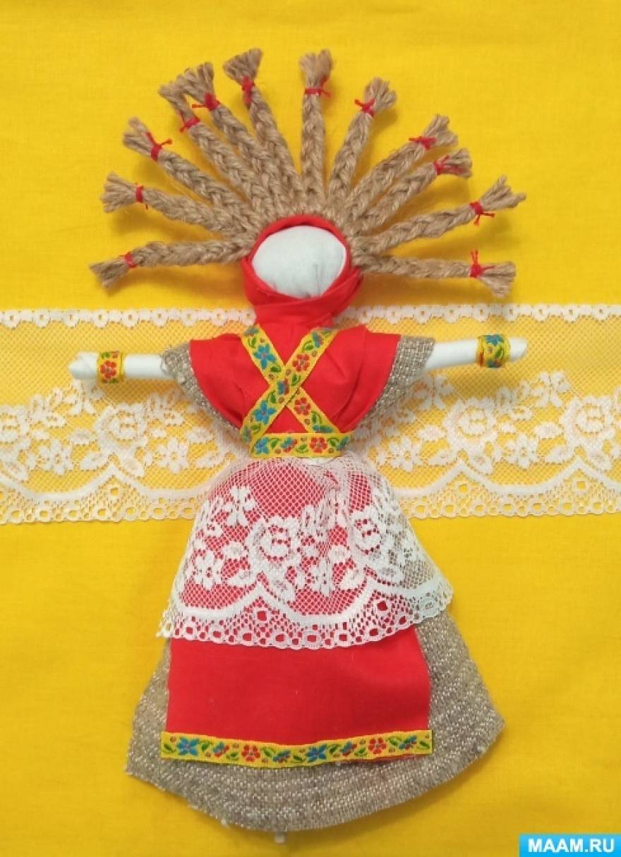 Мастер-класс изготовления куклы «Масленица» (13 фото). Воспитателям ...