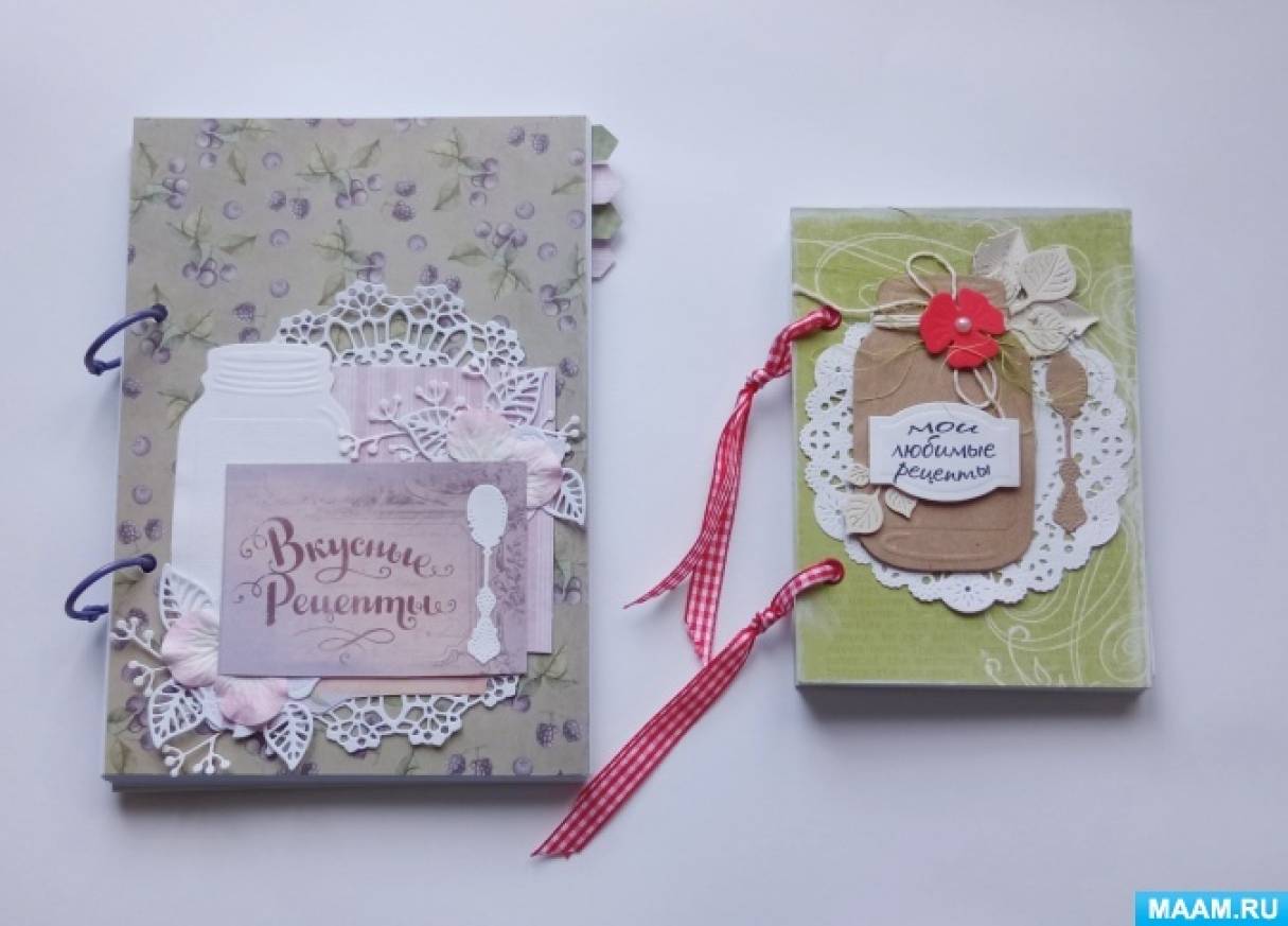 Мастер-класс по изготовлению кулинарного блокнота в технике ...
