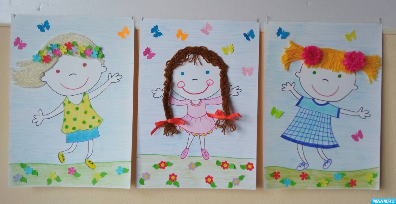 Мастер-класс по аппликации из ниток с элементами рисования «Ох, уж эти ...