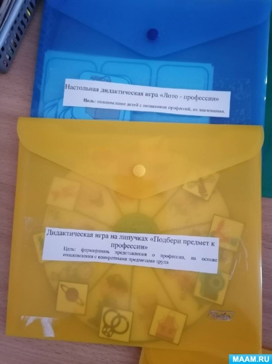 Игры по профориентации для детей младшего дошкольного возраста ...
