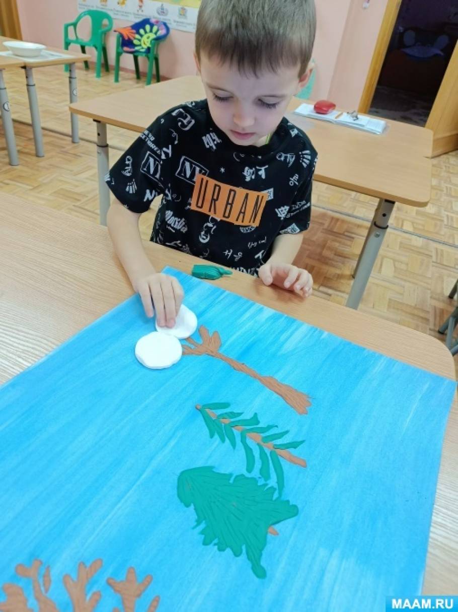 Проект зима в лесу старшая группа Winter art, Winter art projects, Kindergarten art projects