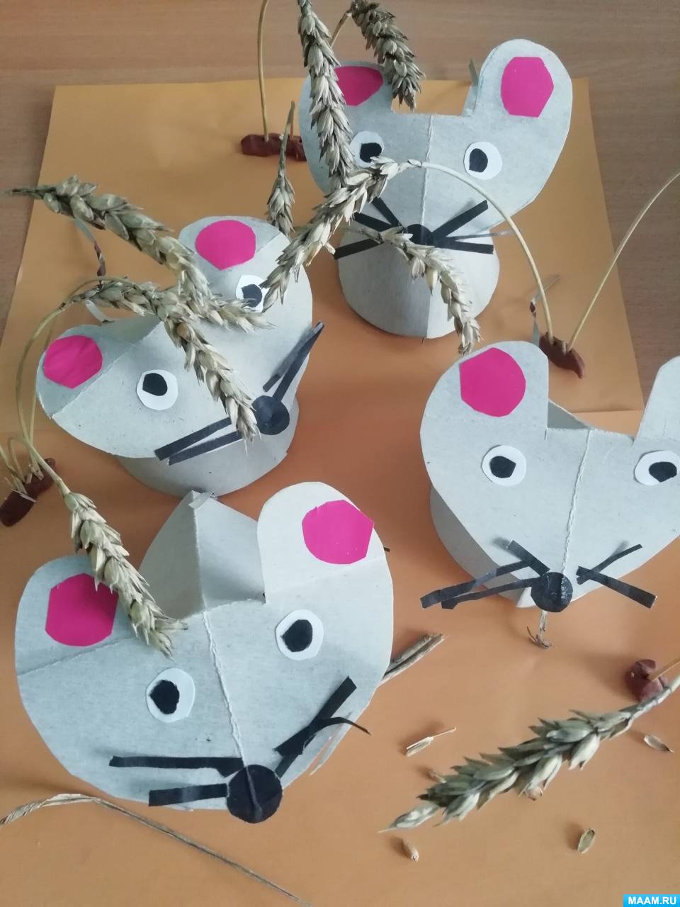 Детский Мастер-класс по конструированию из бумаги «Полевая мышка» ко Дню мышки на МAAM