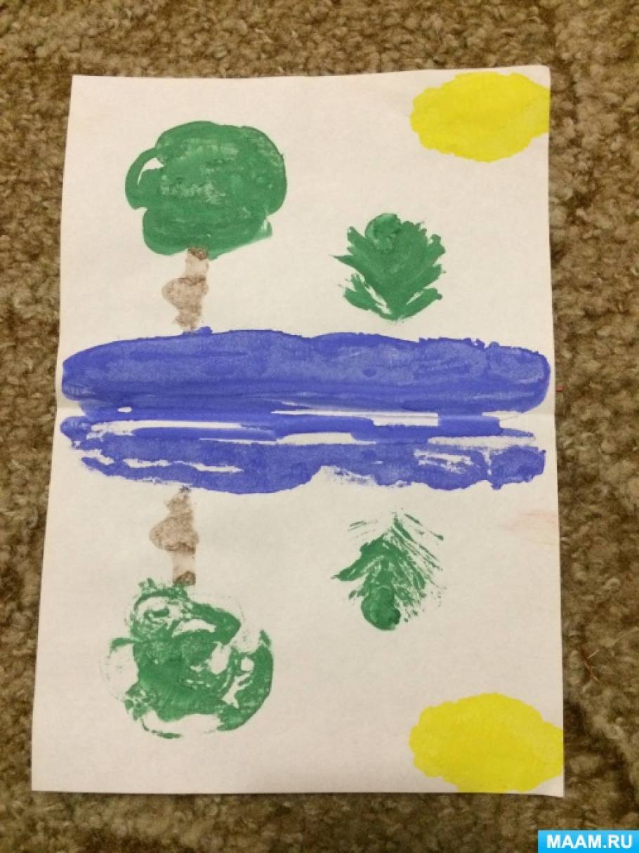 Нетрадиционное рисование с ребенком 5 лет