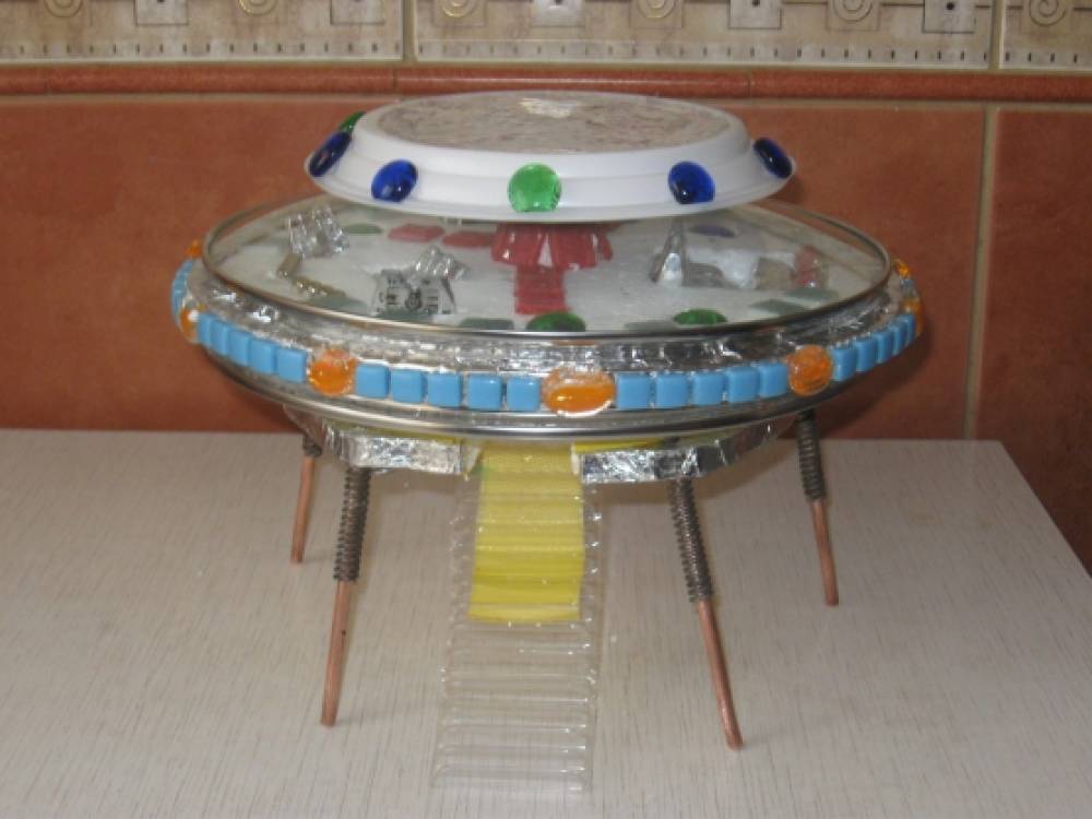 Летающая тарелка ко дню космонавтики. Космические поделки для детского сада. Макет летающей тарелки. Летающая тарелка поделка. Летающая тарелка в детский сад.