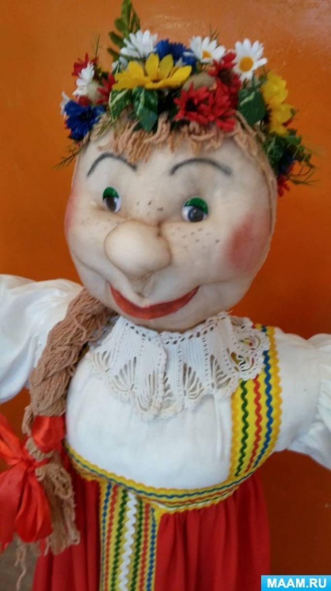 Фотоотчёт об изготовлении куклы Масленицы (5 фото). Воспитателям ...