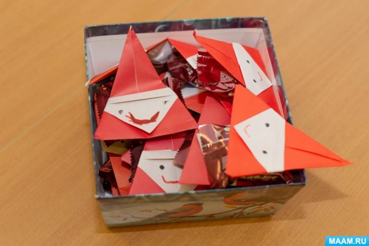 Подарки на Новый год своими руками: подарочные коробочки-оригами