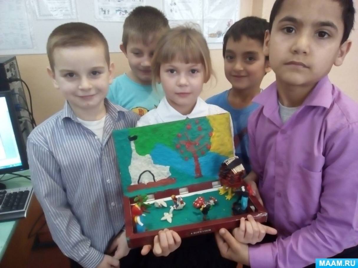 Творческий проект «Сказка из пластилина «Гуси-Лебеди» во 2 классе