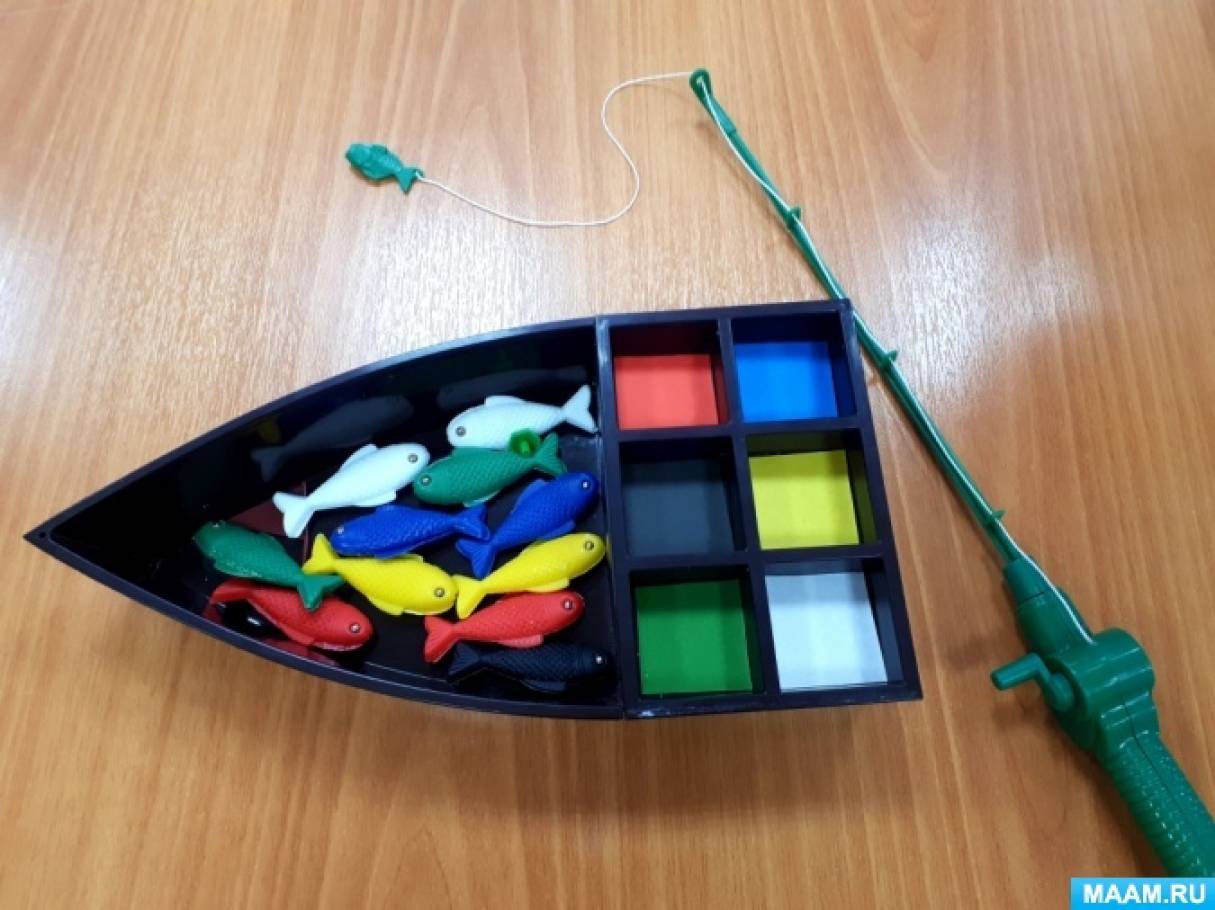 Дидактическая игра «Рыбаки и рыбки» для детей дошкольного возраста (3 ...