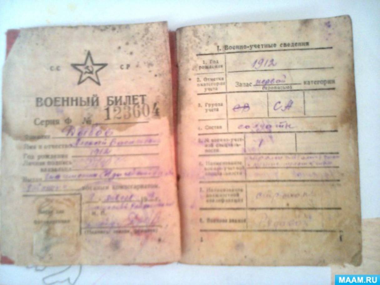 Памяти нашего прадеда. Фото Памяти нашего прадеда.