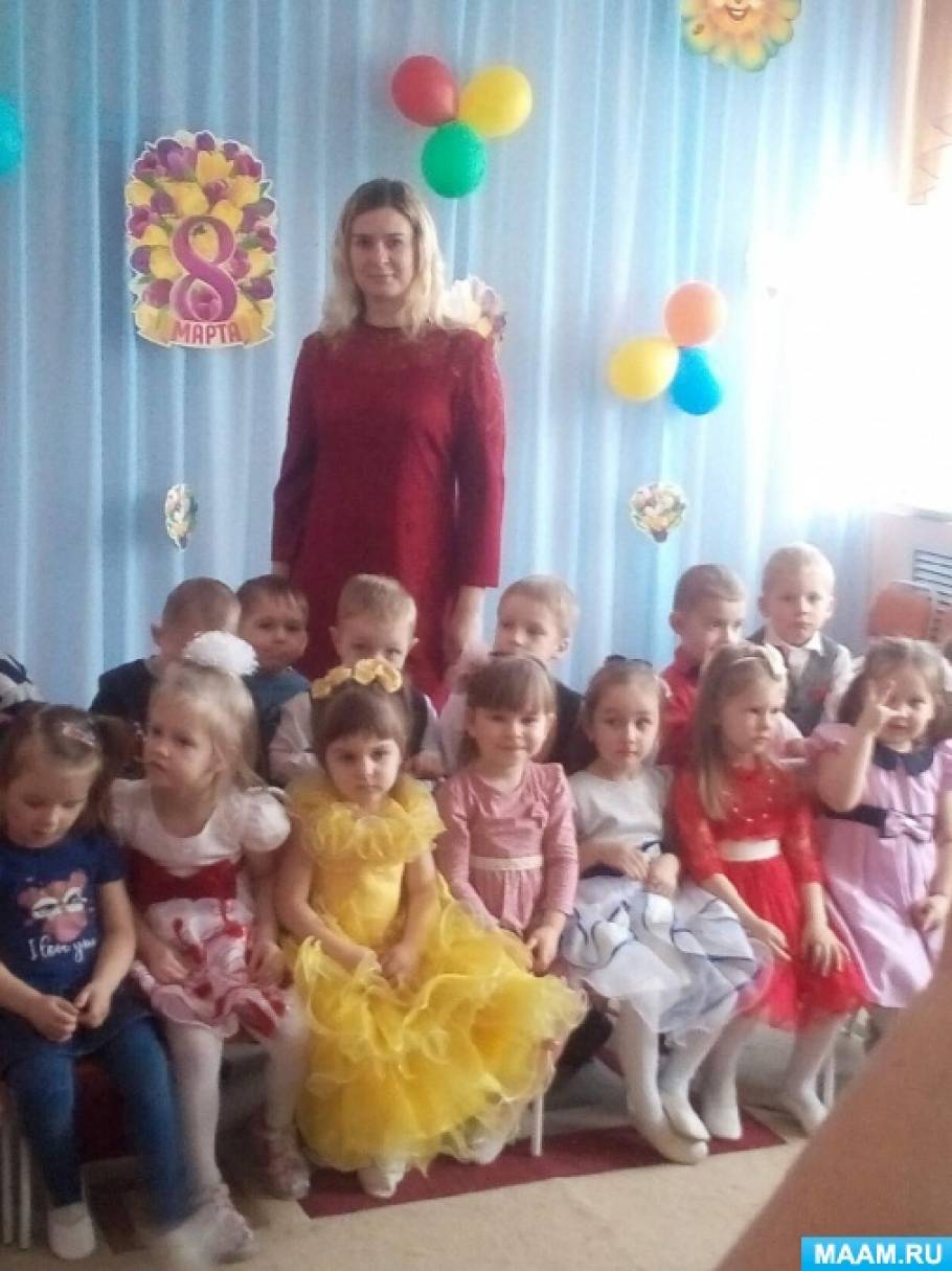 Фотоотчет об утреннике «8 Марта» в младшей группе Фото Фотоотчет об утреннике «8 Марта» в младшей группе