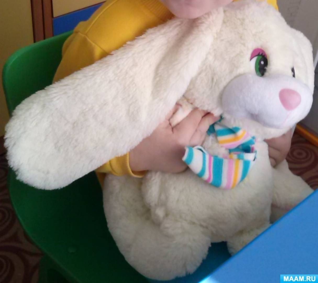 Конспект занятия для детей адаптационной группы «Здравствуй, зайка!» Фото Конспект занятия для детей адаптационной группы «Здравствуй, зайка!»