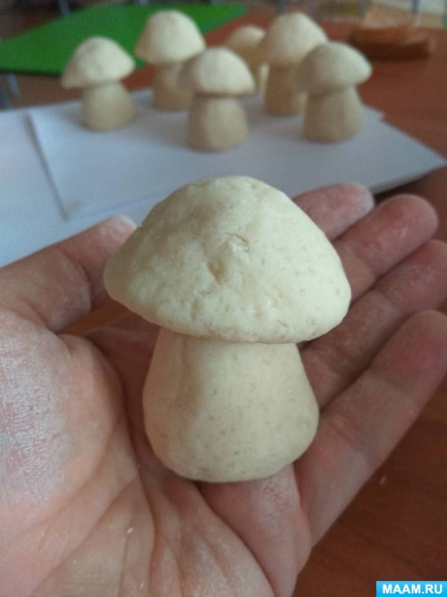 Грибочки из теста