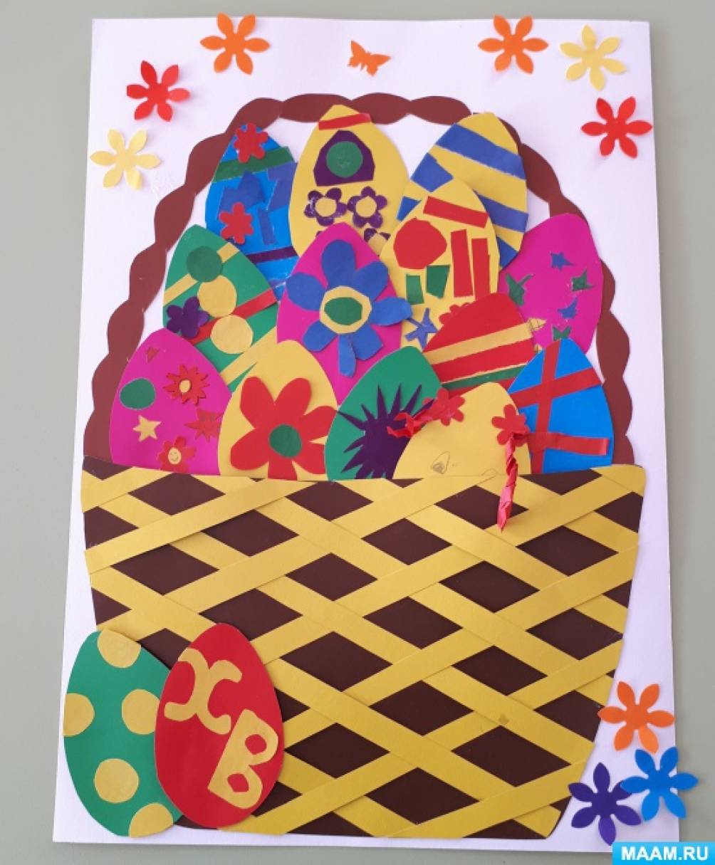 Плетеная открытка 4 класс