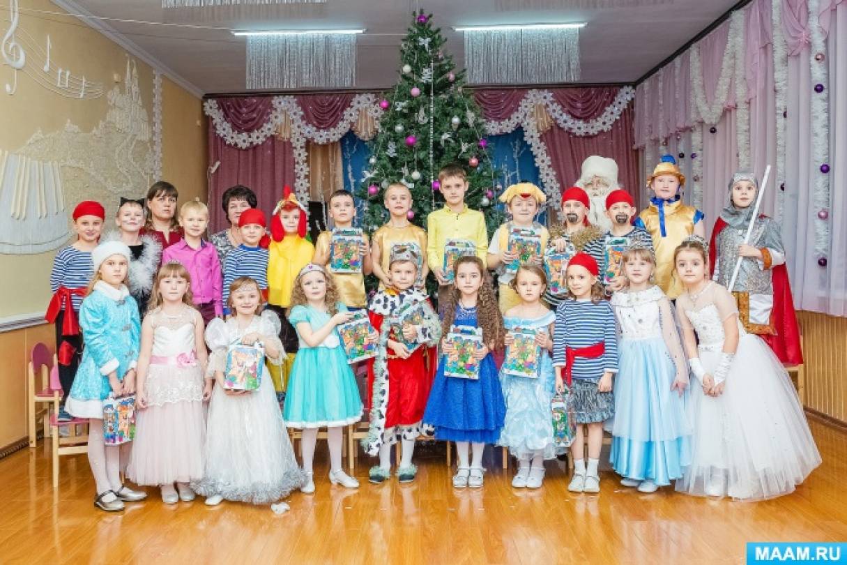 Детский Новогодний Сценарий В Подготовительной Группе