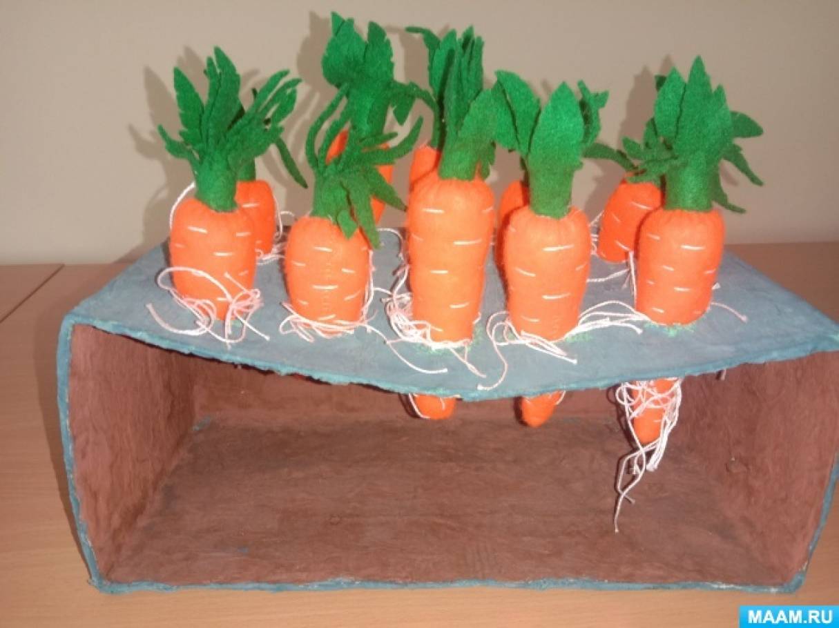 ОРИГАМИ Морковка Как сделать из бумаги Оригами Морковь своими руками Easy Origami Carrot Tutorial