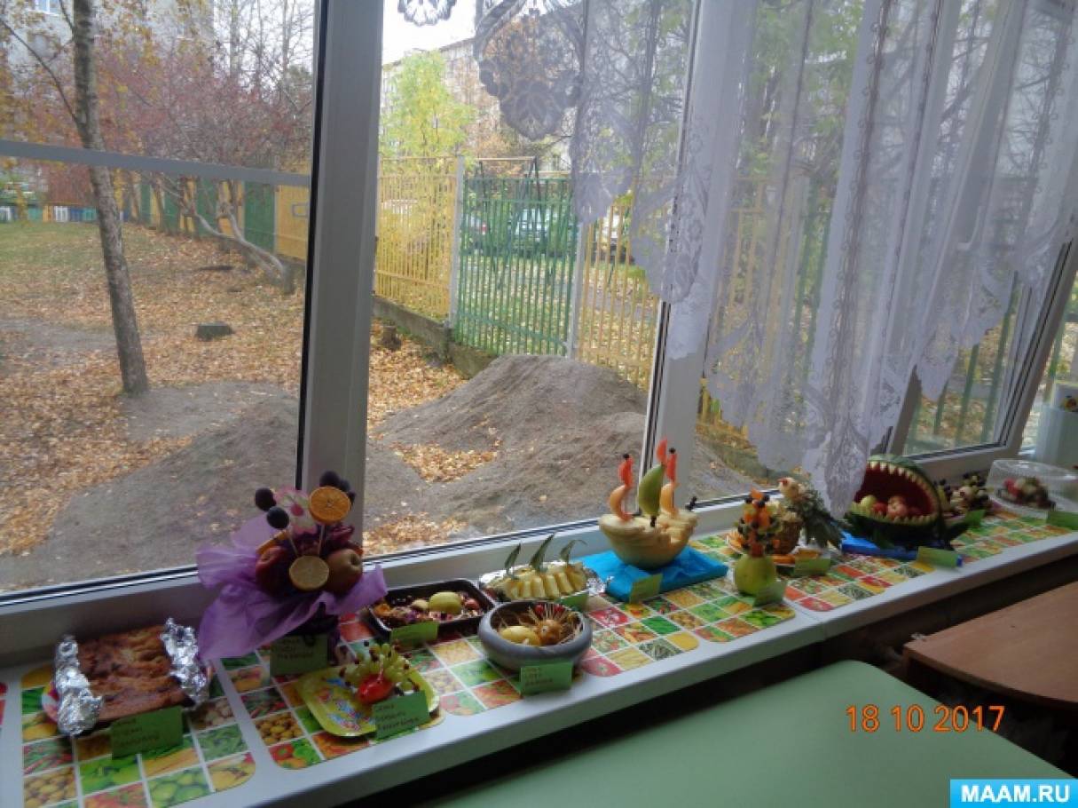 Фотоотчет о конкурсе поделок из фруктов и ягод «Фруктовый переполох»