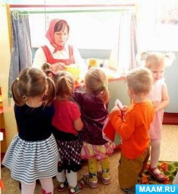 Конспект НОД по сенсорному развитию в первой младшей группе «В гости к матрёшке» Фото Конспект НОД по сенсорному развитию в первой младшей группе «В гости к матрёшке»