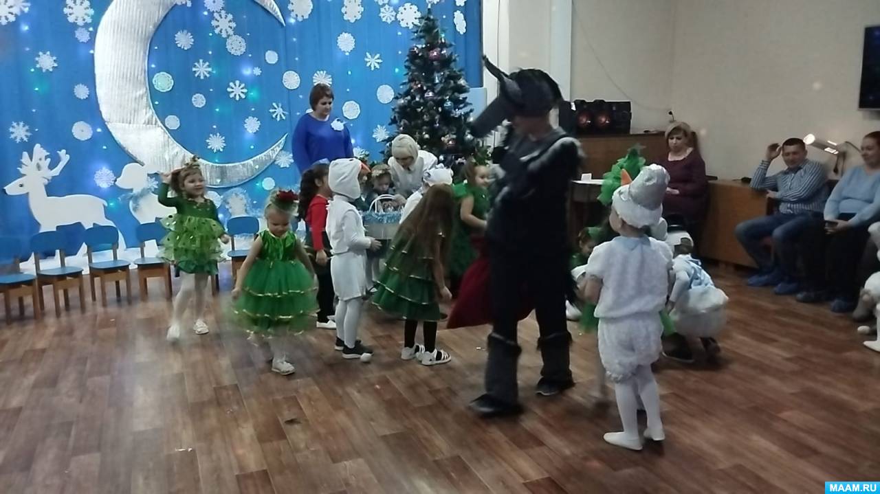 Сценарий новогоднего праздника «Чудеса под Новый год» для детей средней ...