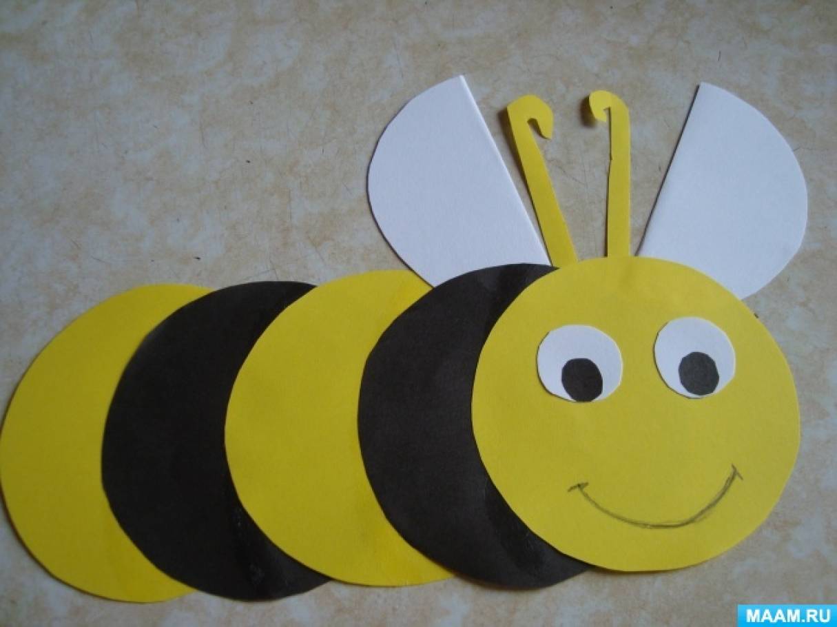 Мастер-класс по изготовлению поделки из бумаги «Пчела»