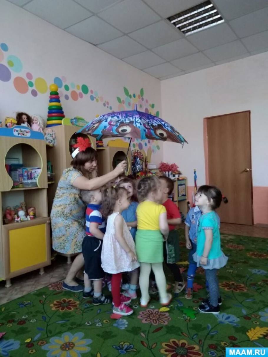 Сценарий досуга в группе раннего возраста «В гости к Осени» Фото Сценарий досуга в группе раннего возраста «В гости к Осени»