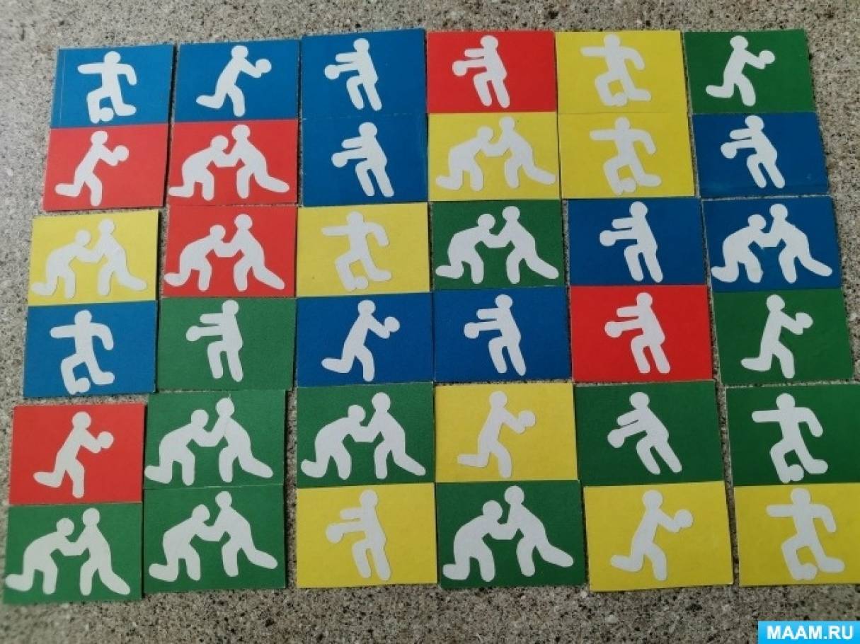 Настольно-печатная игра для детей 5–7 лет «Домино «Спорт»