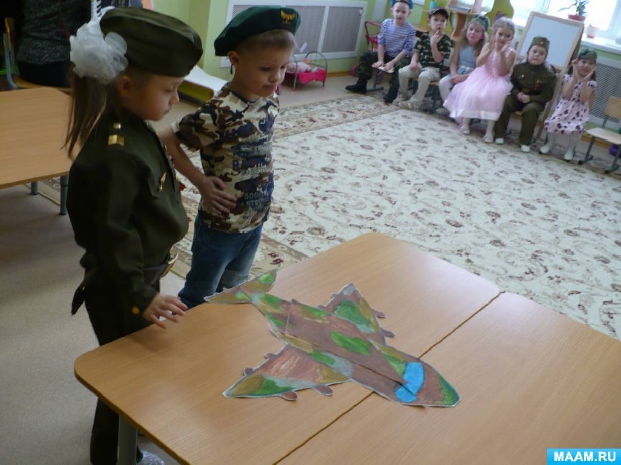 Игра военные в детском саду
