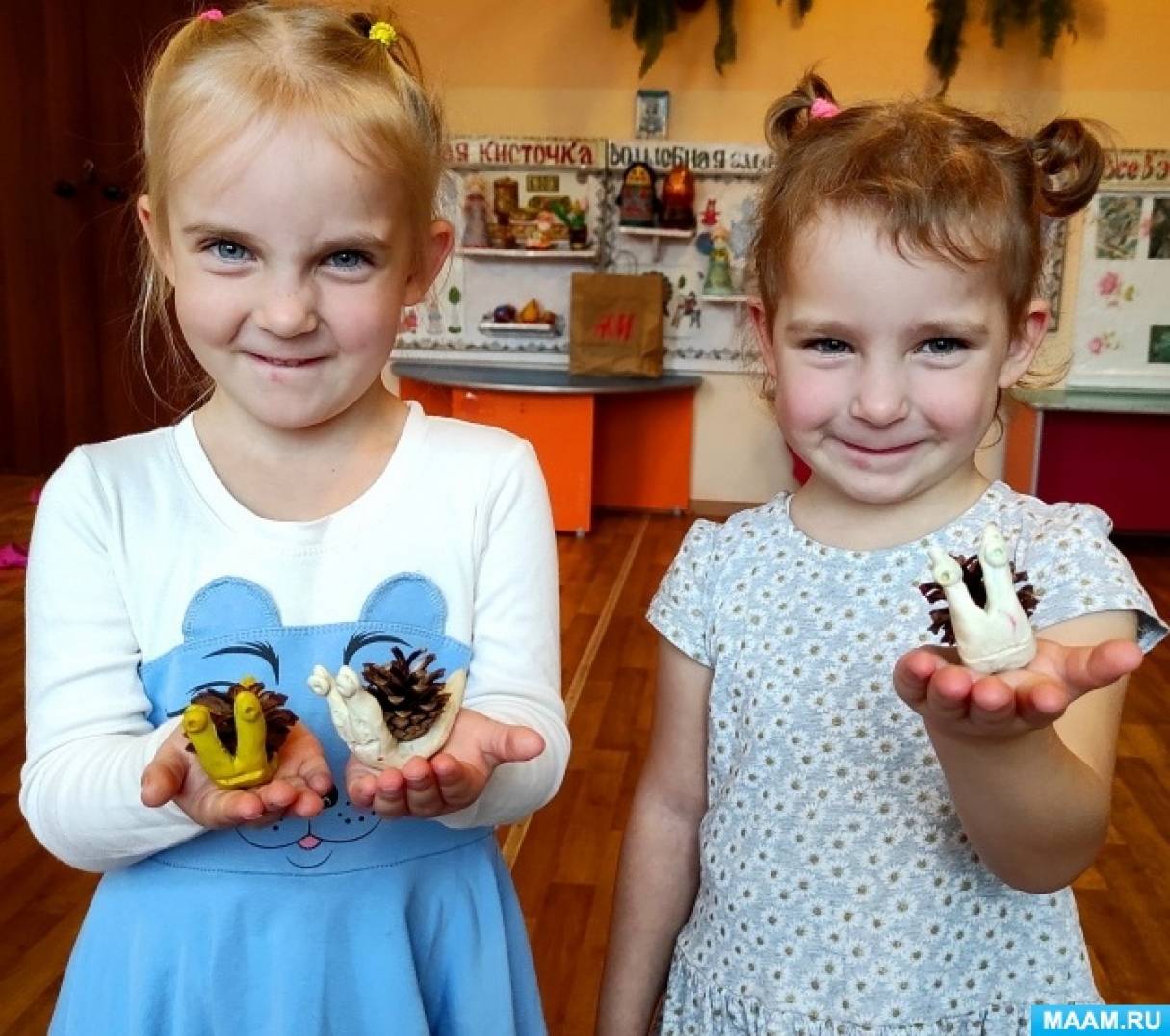 что слепить с детьми в средней группе