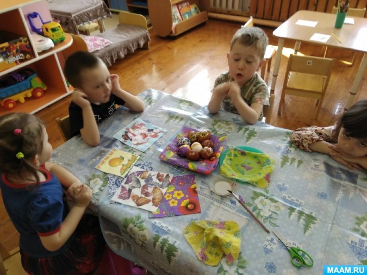 Конспект НОД по рисованию во второй младшей группе «Пасхальное яйцо»