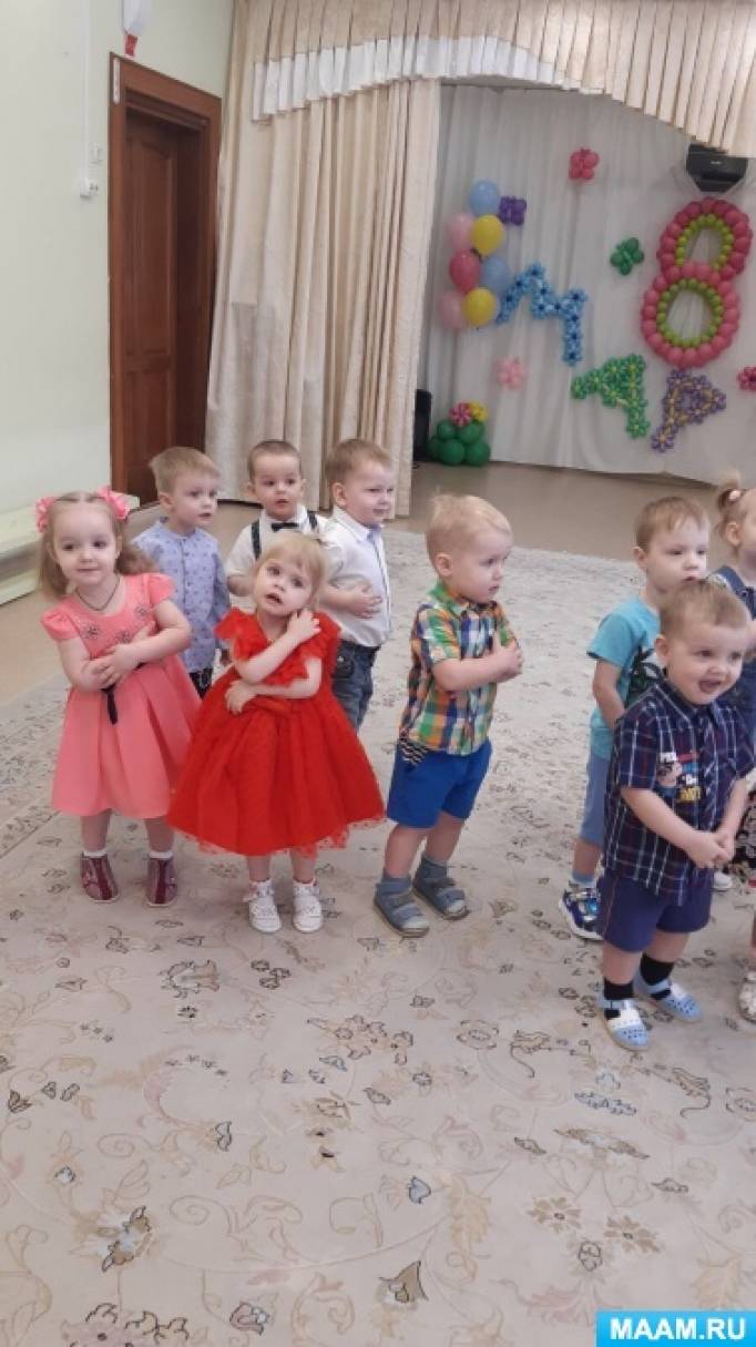 сценарий утренника для первой младшей группы 8 марта