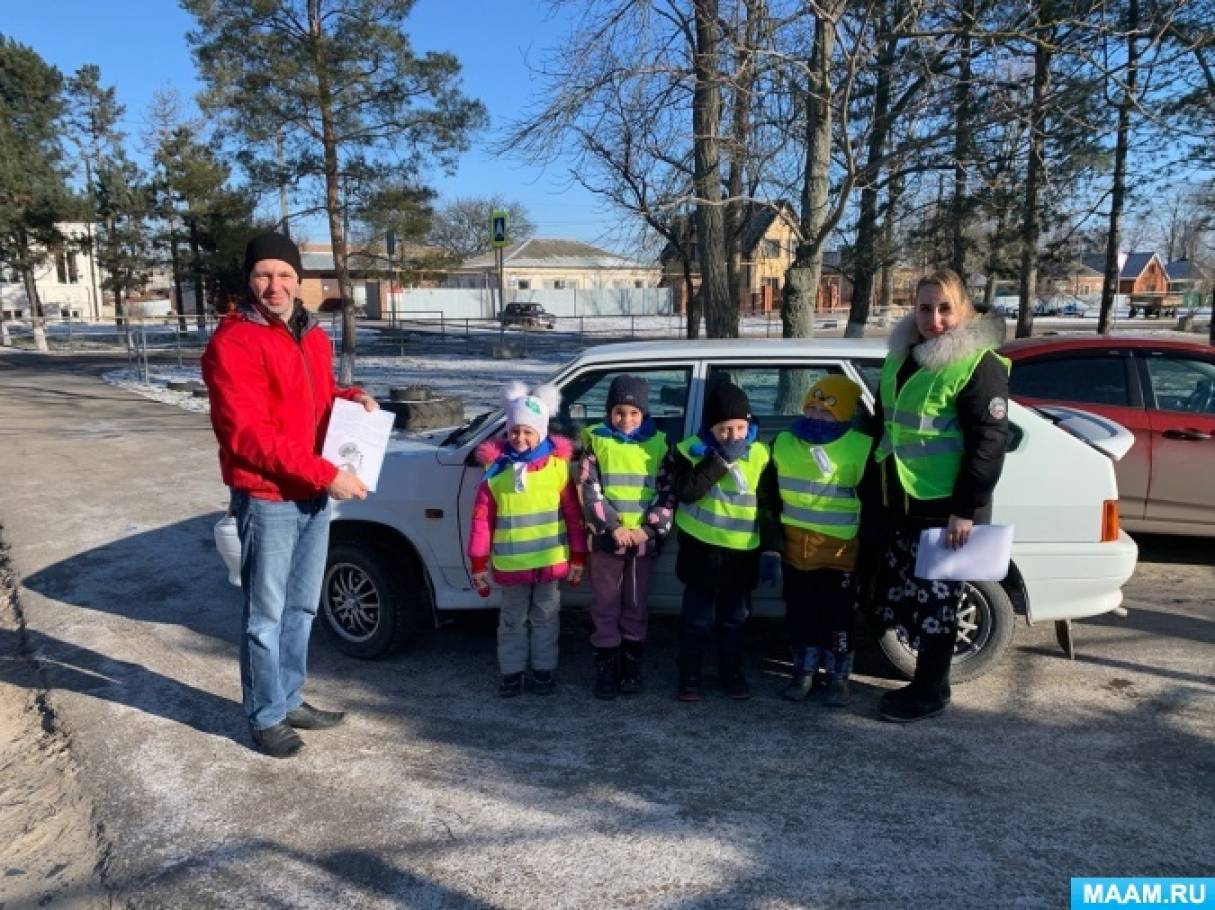 Зимние каникулы пдд картинка