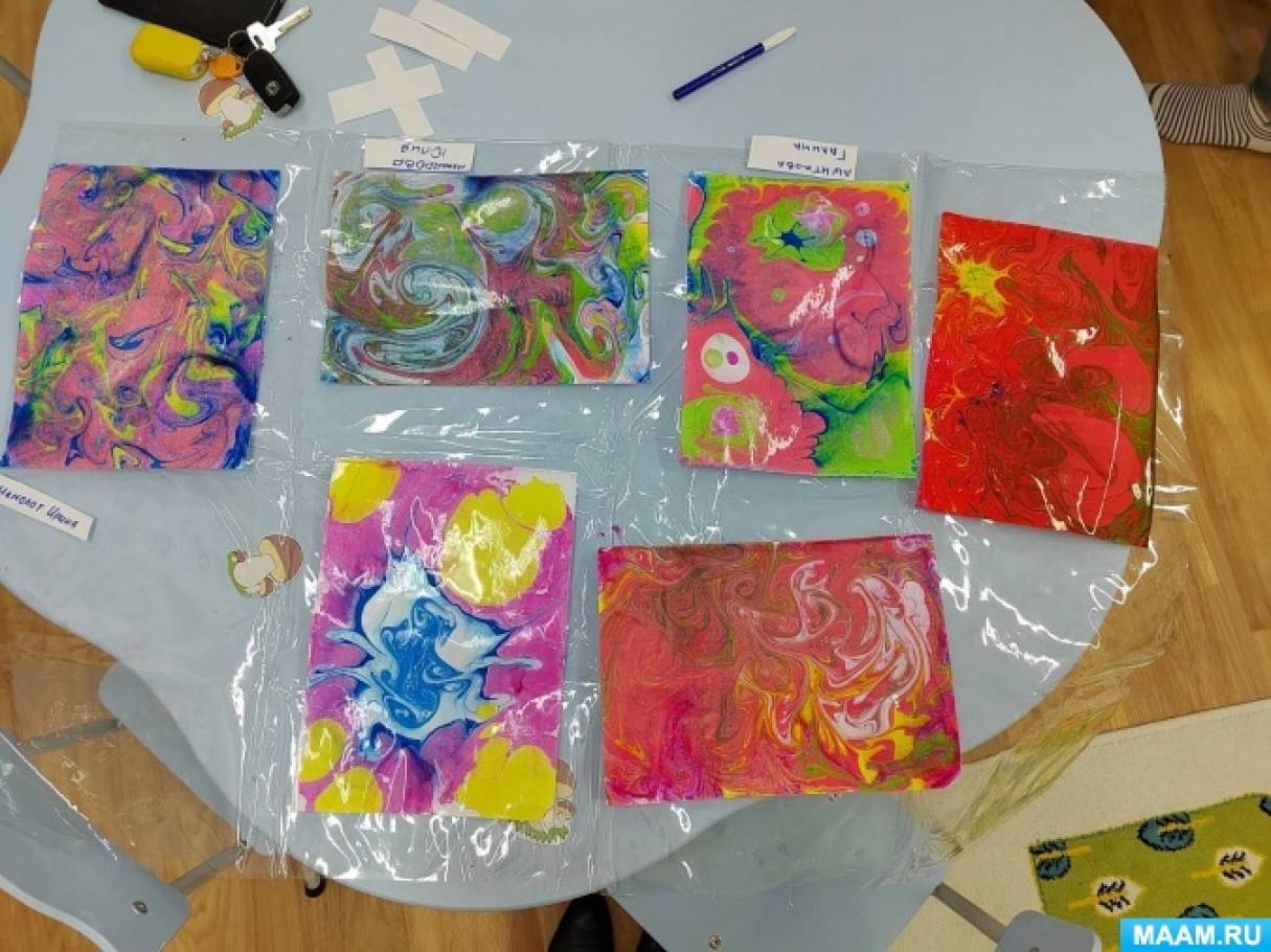 Эбру. Техника рисования - Фотоотчёты. Воспитателям детских садов ...