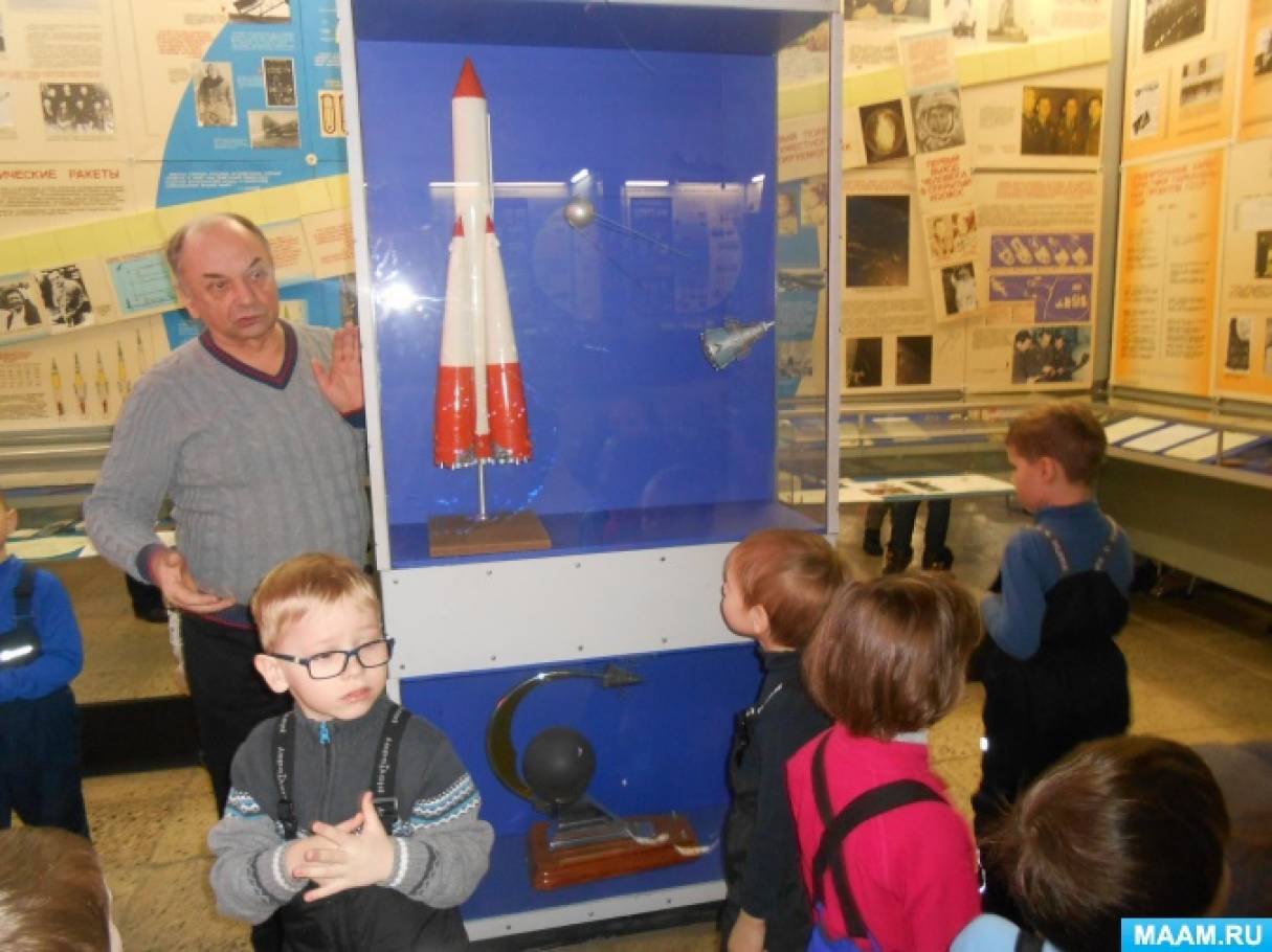 Развлечения на день космонавтики в подготовительной. Экскурсия с детьми в музей авиации. Мини музей этот загадочный космос.