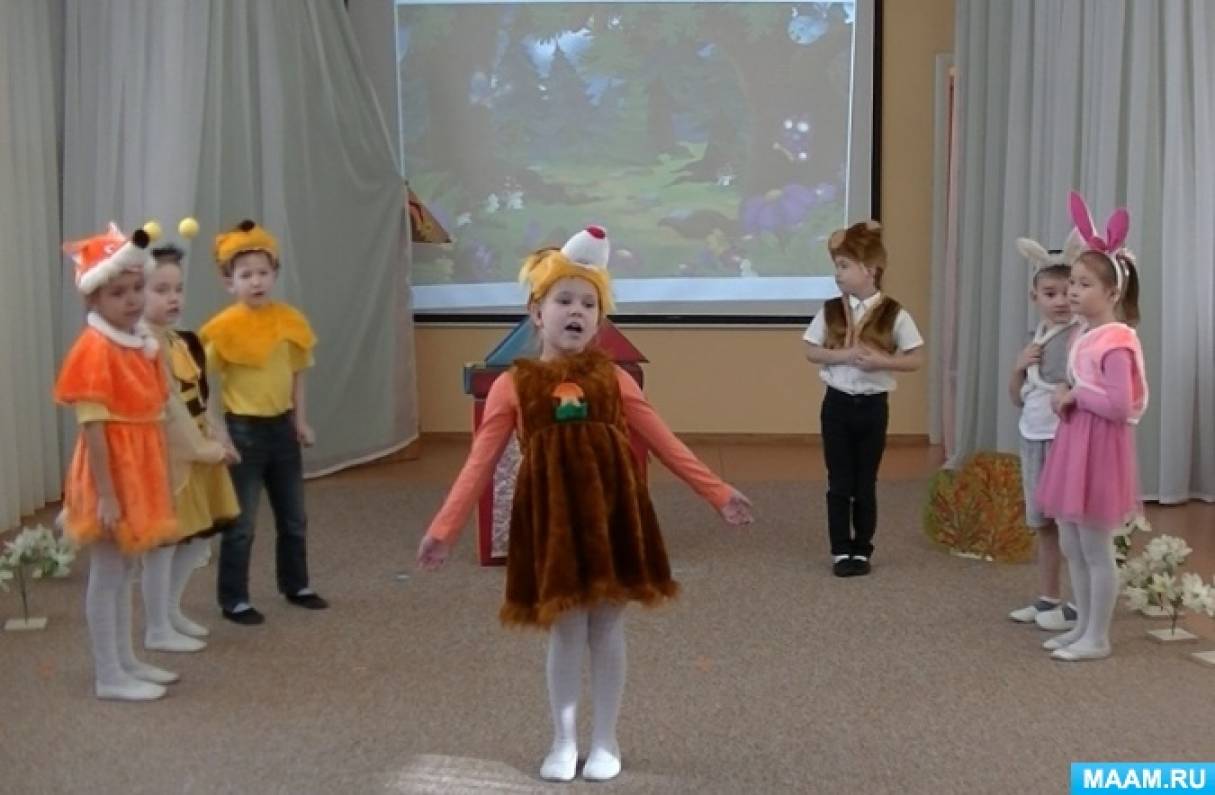 Сценарий театрализованного развлечения для детей подготовительной к школе группы «Белочкины желания»