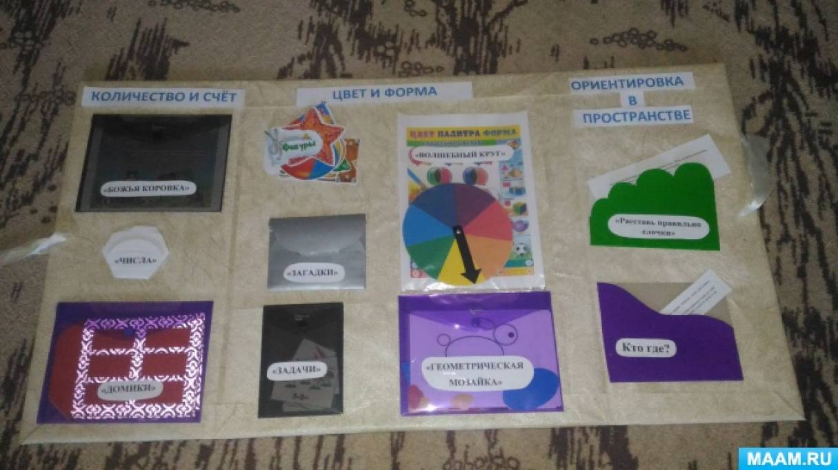 Математический калейдоскоп старшая группа