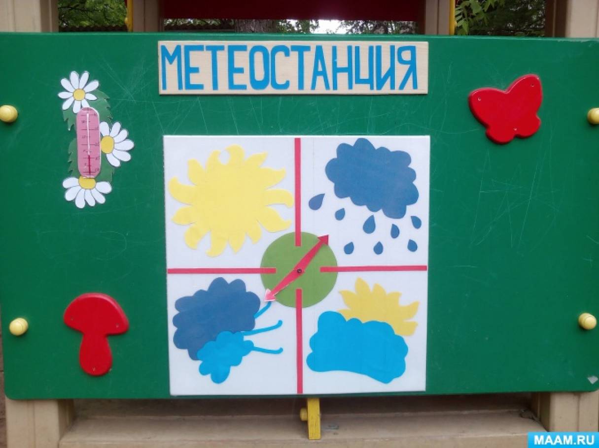 Проект метеостанция в детском саду старшая группа