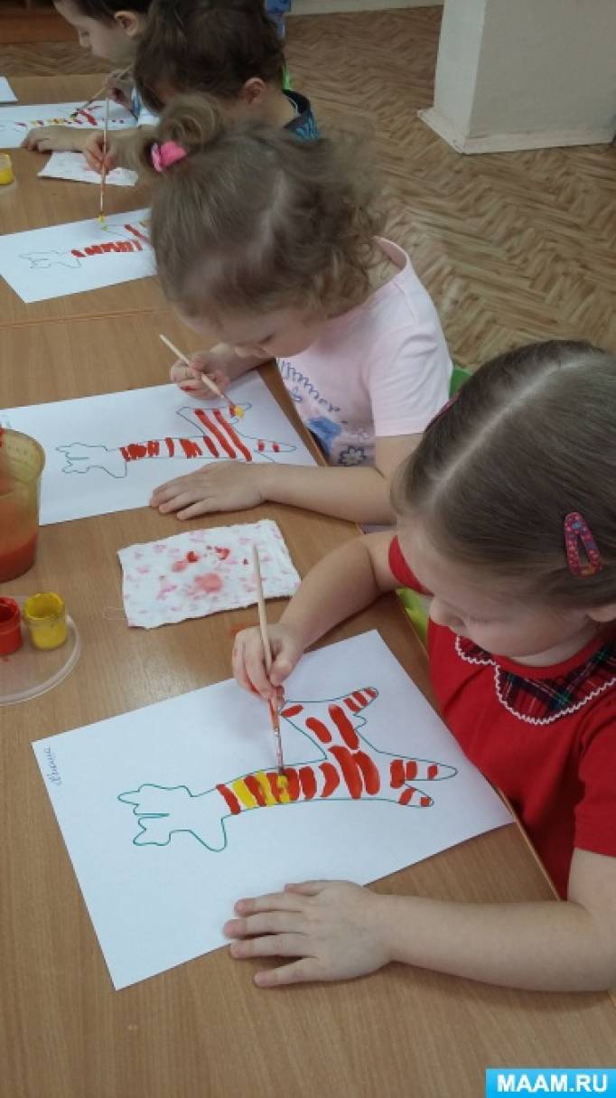 Конспект НОД по рисованию во второй младшей группе по теме ...