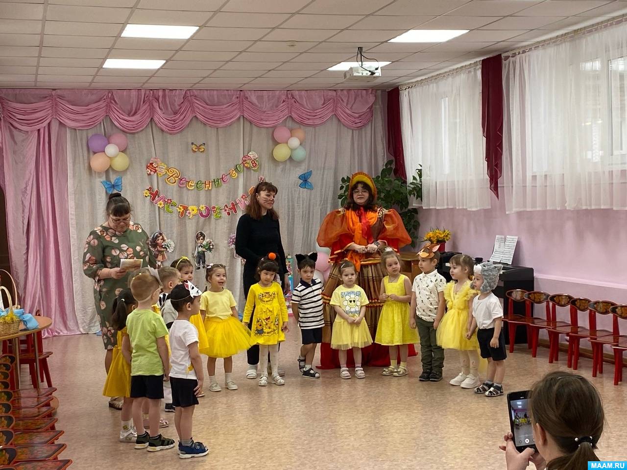 сценарий праздника к 8 марта во втоой младшей группе